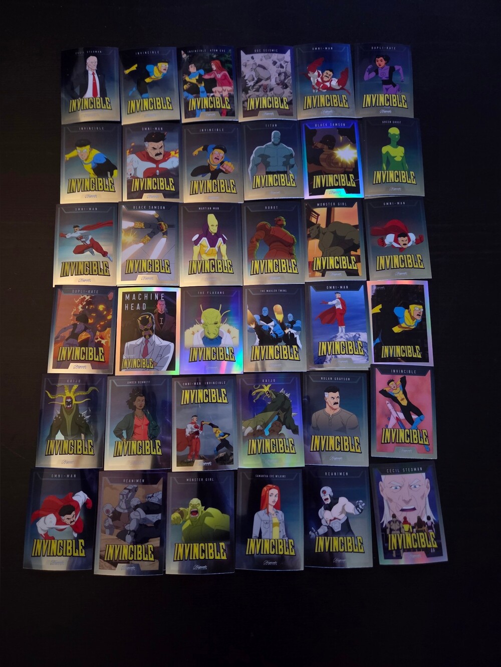 Invincible Keepsake Holo Edition Trading Card Lot Including Omni-Man and Others